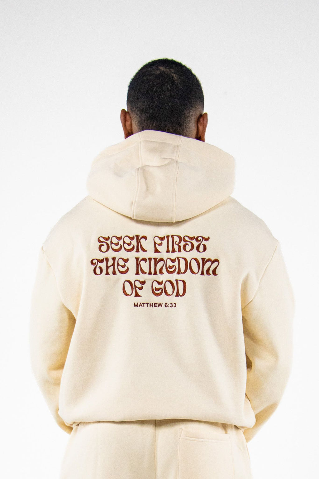 Oversized hoodie — Mattheüs 6:33